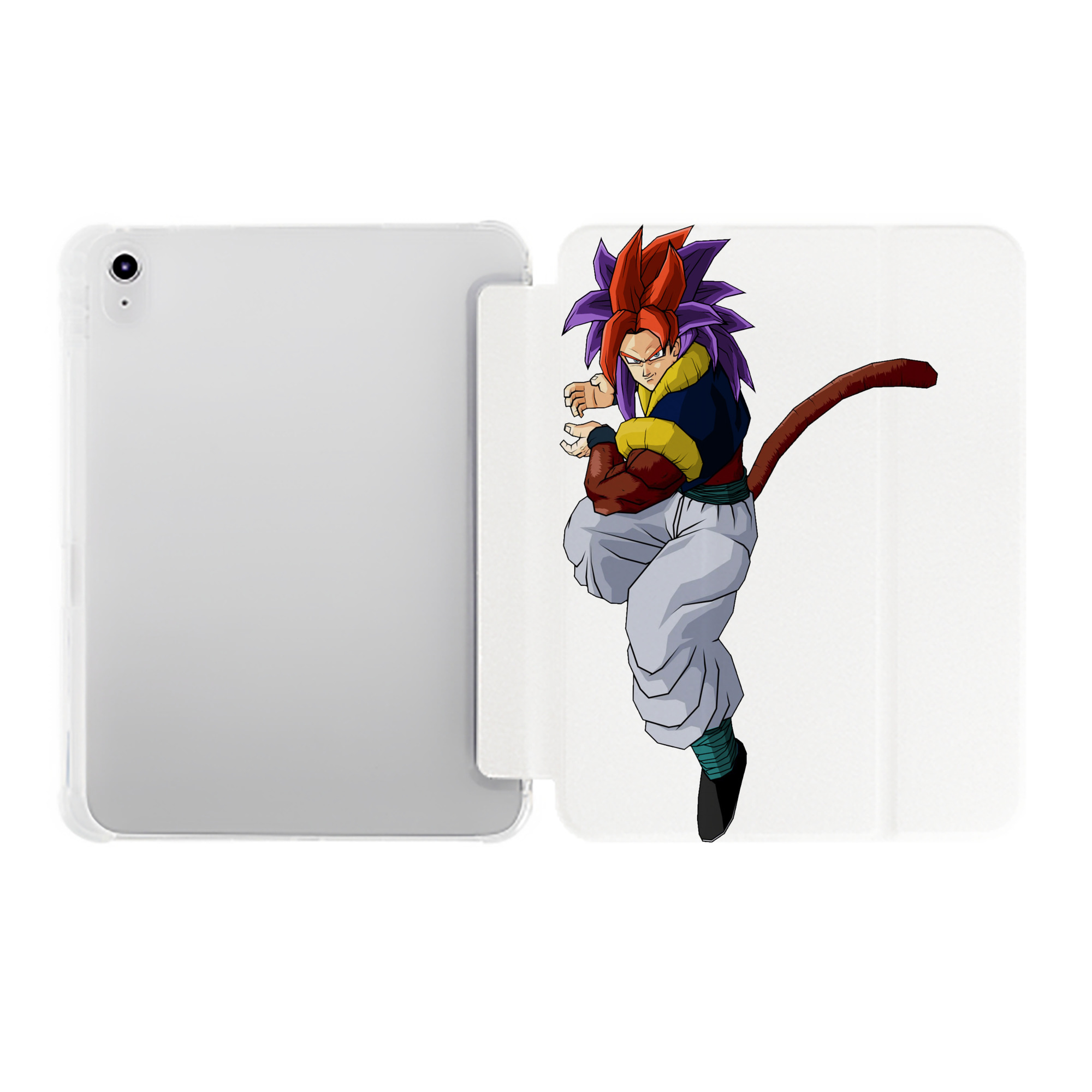 （画像用） ドラゴンボール DRAGON BALL IPad ケース ペン収納付き 三つ折りスタンド PUレザー×シリコン 対応機種9.5/10.5/10.9インチ